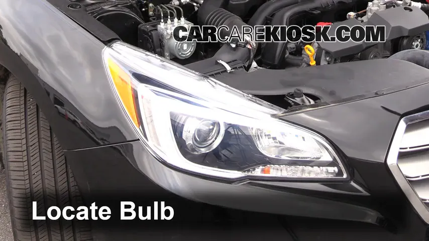 2015 Subaru Legacy 2.5i Premium 2.5L 4 Cyl. Lights Headlight (replace bulb)